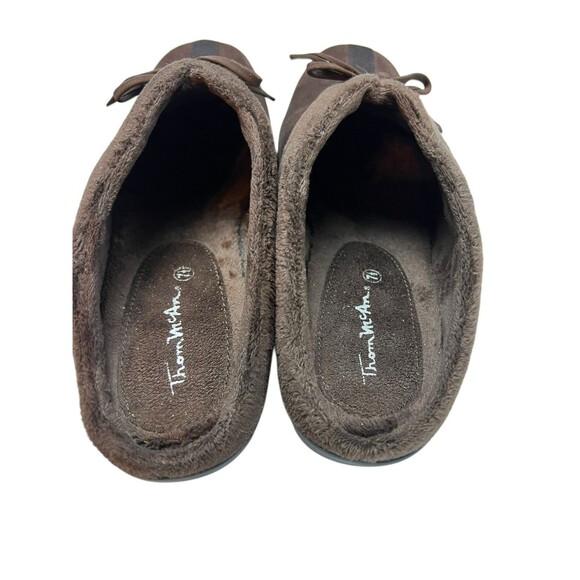 Thom McAn Womens 7.5 Brown Suede Slip On Clogs Shoes - Picture 5 of 11